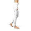Womens White Stripes Leggings - Leggings