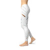 Womens White Stripes Leggings - Leggings